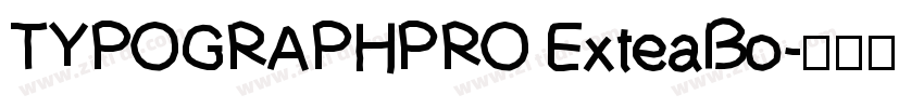TYPOGRAPHPRO ExteaBo字体转换